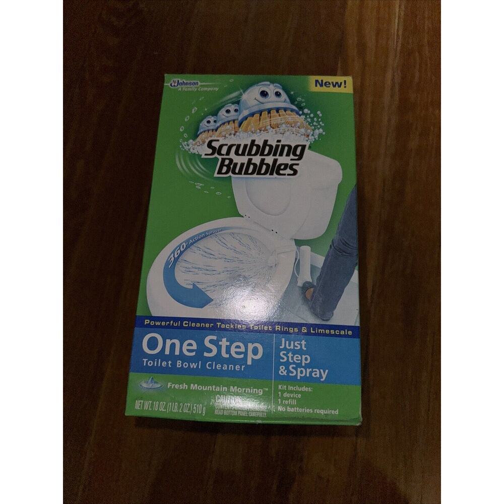Scrubbing Bubbles One Step Toilet Bowl Cleaner Starter Kit Fresh Mountain